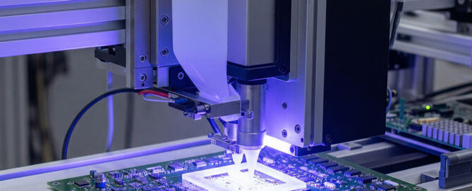 UV-Kleber dosieren UV-Klebstoff aushärten UV-Kleber Elektronik Präzise Dosierung UV-Kleber UV-Härtung Elektronikfertigung Dosiersystem UV-Klebstoff Schnelle UV-Aushärtung Elektronikanwendungen Klebetechnik Mikromontage UV-Kleber Bauteilfixierung UV-Klebstoff